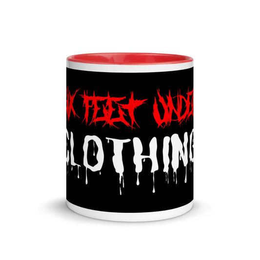 Six Feet Under Clothing - Mug With Red Inside